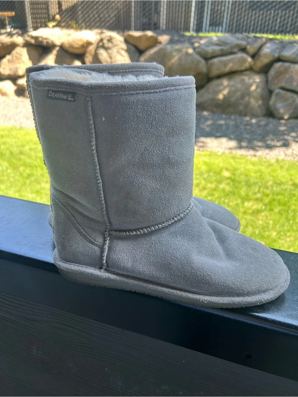 BearPaw Women's Gray Boots